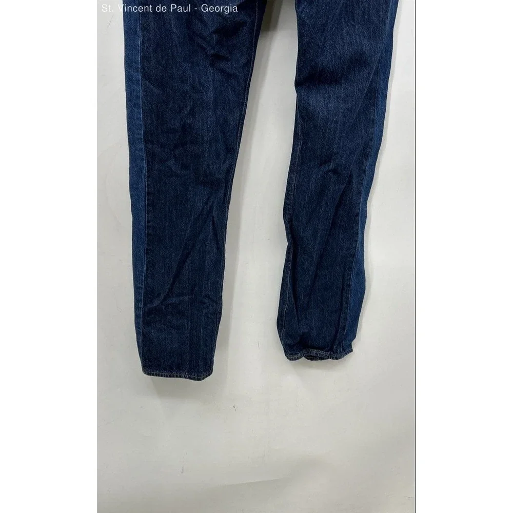 Levi's 501 Button Fly Jeans Men's 32x32 Blue Dark Wash